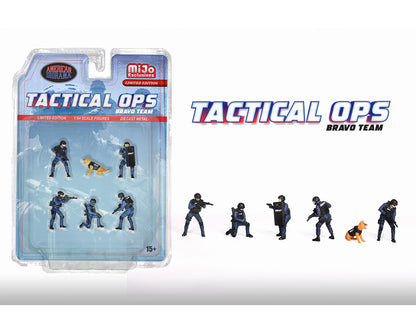 American Diorama 1:64 Figures Tactical OPS SWAT Team – MiJo Exclusives – Limited Edition