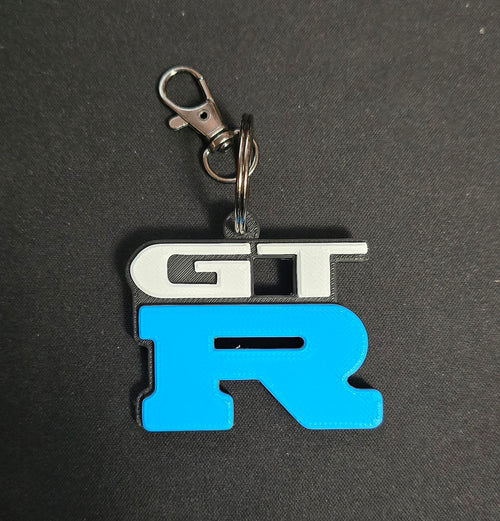 GT-R blue keychain