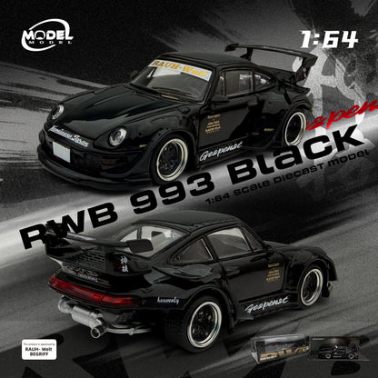 (PRE ORDER) ModelModel 1/64 RWB 993 Black