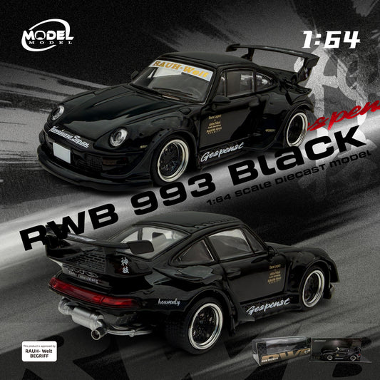 (PRE ORDER) ModelModel 1/64 RWB 993 Black