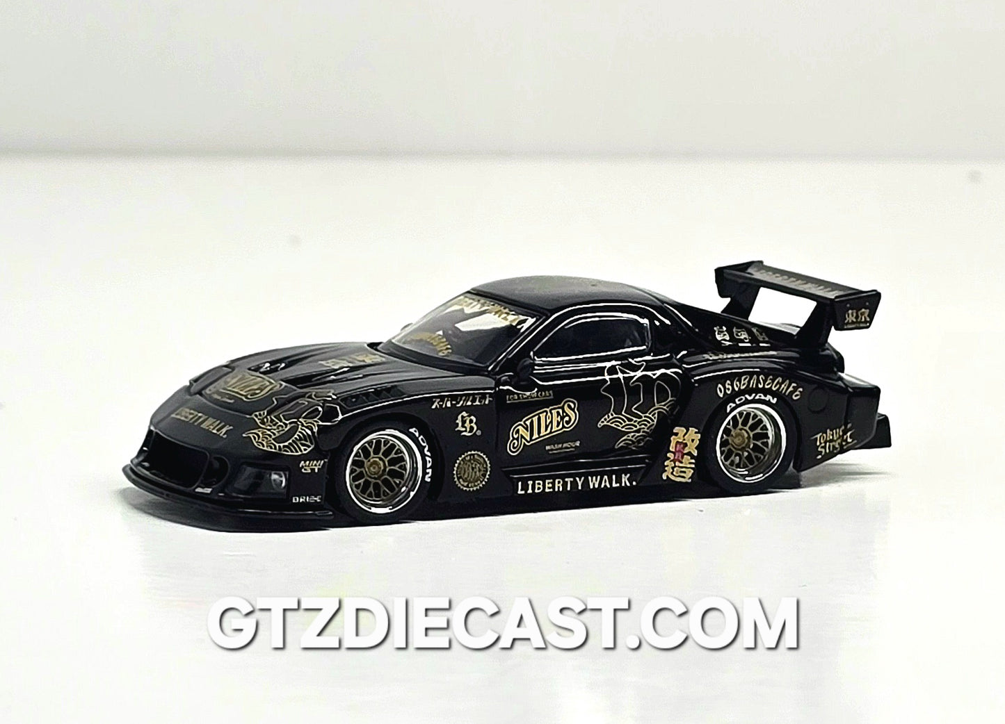 Mini GT 1:64 MAZDA RX-7 LB-Super Silhouette FD-NILES – Black