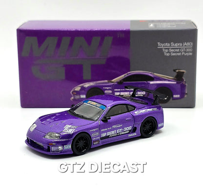 Mini GT #1067 Toyota Supra Top Secret Purple