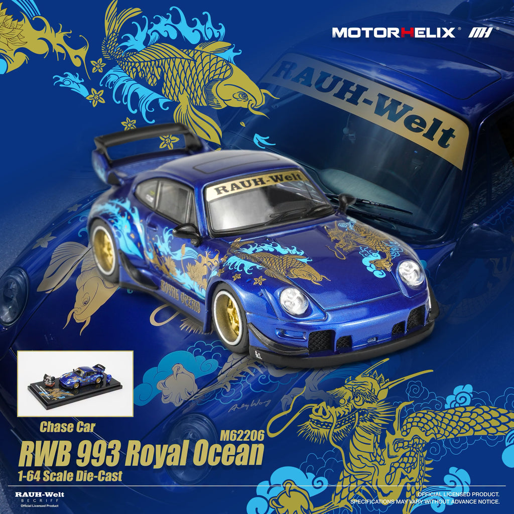 (PRE ORDER) MOTORHELIX 1/64 RWB 993 Royal Ocean