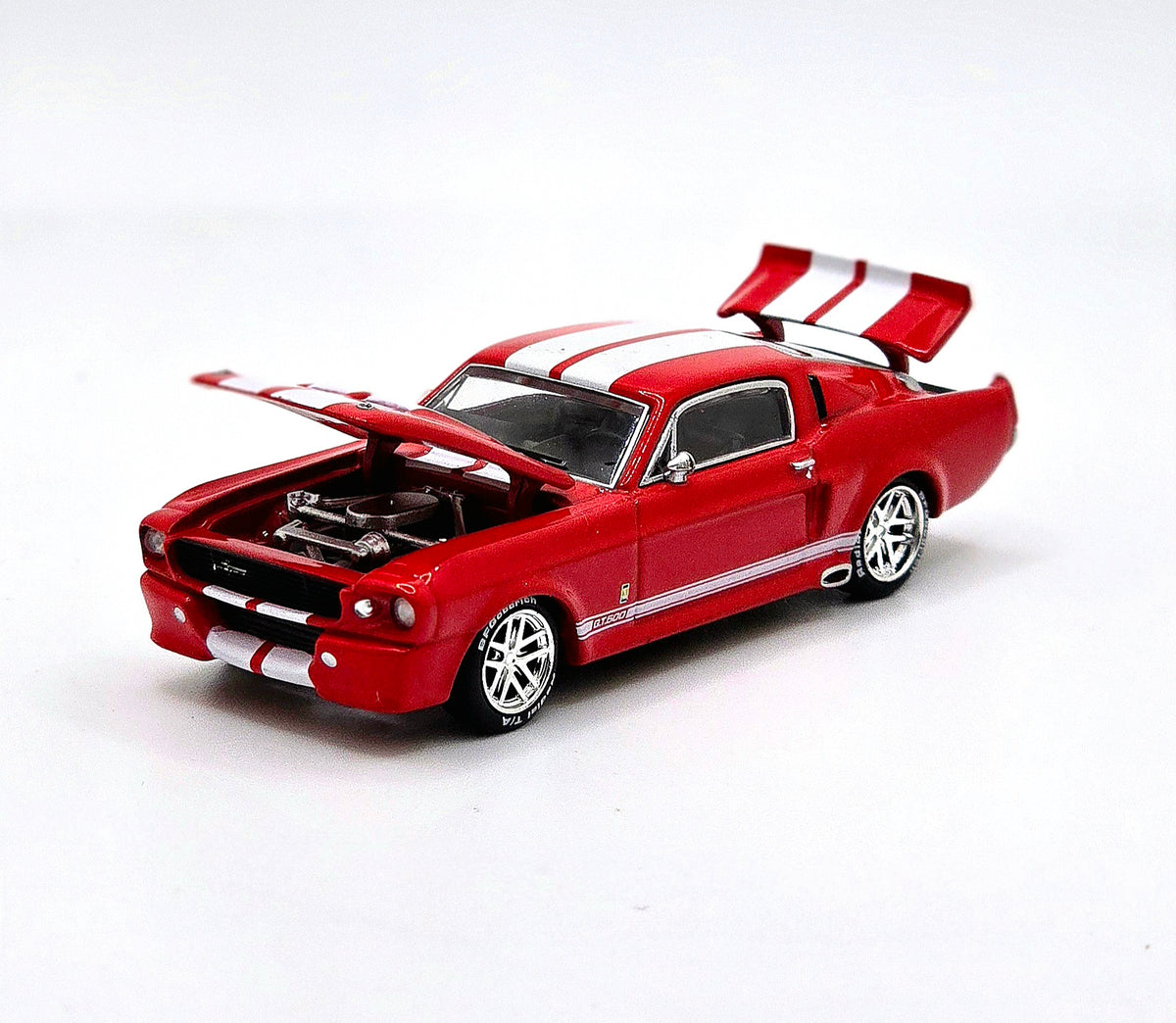 POPRACE 1/64 SHELBY MUSTANG GT500 RED PR640182