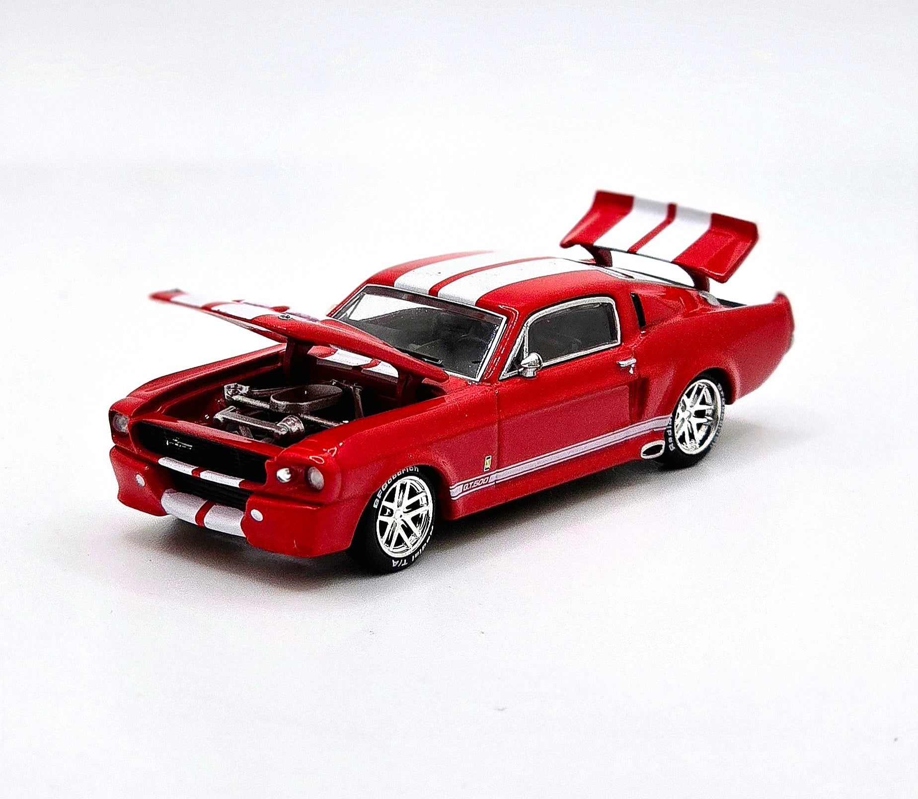 POPRACE 1/64 SHELBY MUSTANG GT500 RED PR640182