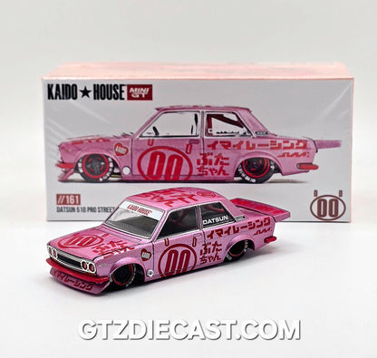 Kaido House x Mini GT 1:64 Datsun 510 Pro Street Buta V1 – Pink