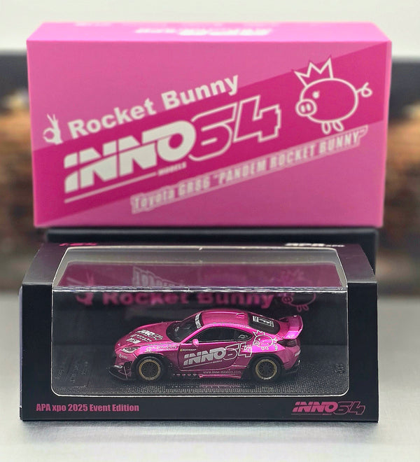 INNO 1:64 GR86 PANDEM ROCKET BUNNY APA xpo 2025 Event Edition Diecast Model Car