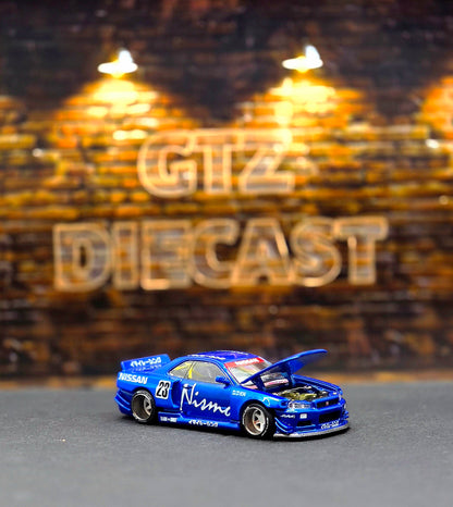 Kaido House //055 Nissan Skyline GT-R R34 V3 Blue
