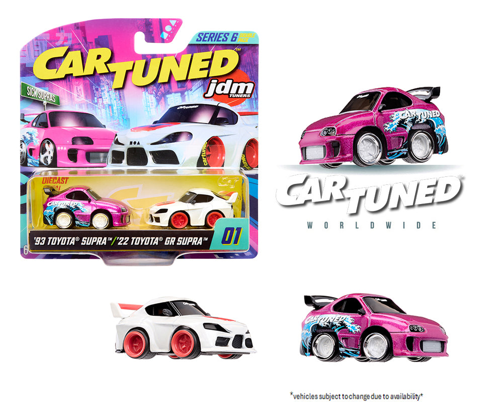 (Preorder) CarTuned 1:64 2-Pack Series 6 “Sick Supras” – 1993 Toyota Supra & 2022 Toyota GR Supra