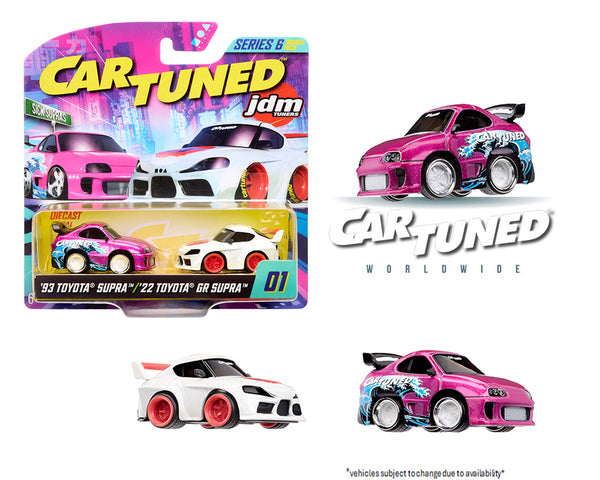 (Preorder) CarTuned 1:64 2-Pack Series 6 “Sick Supras” – 1993 Toyota Supra & 2022 Toyota GR Supra