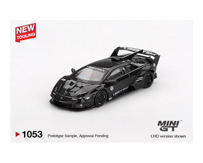 Mini GT 1:64 Lamborghini LB-Silhouette WORKS MURCIELAGO GT- Evo Black- Mijo Exclusives