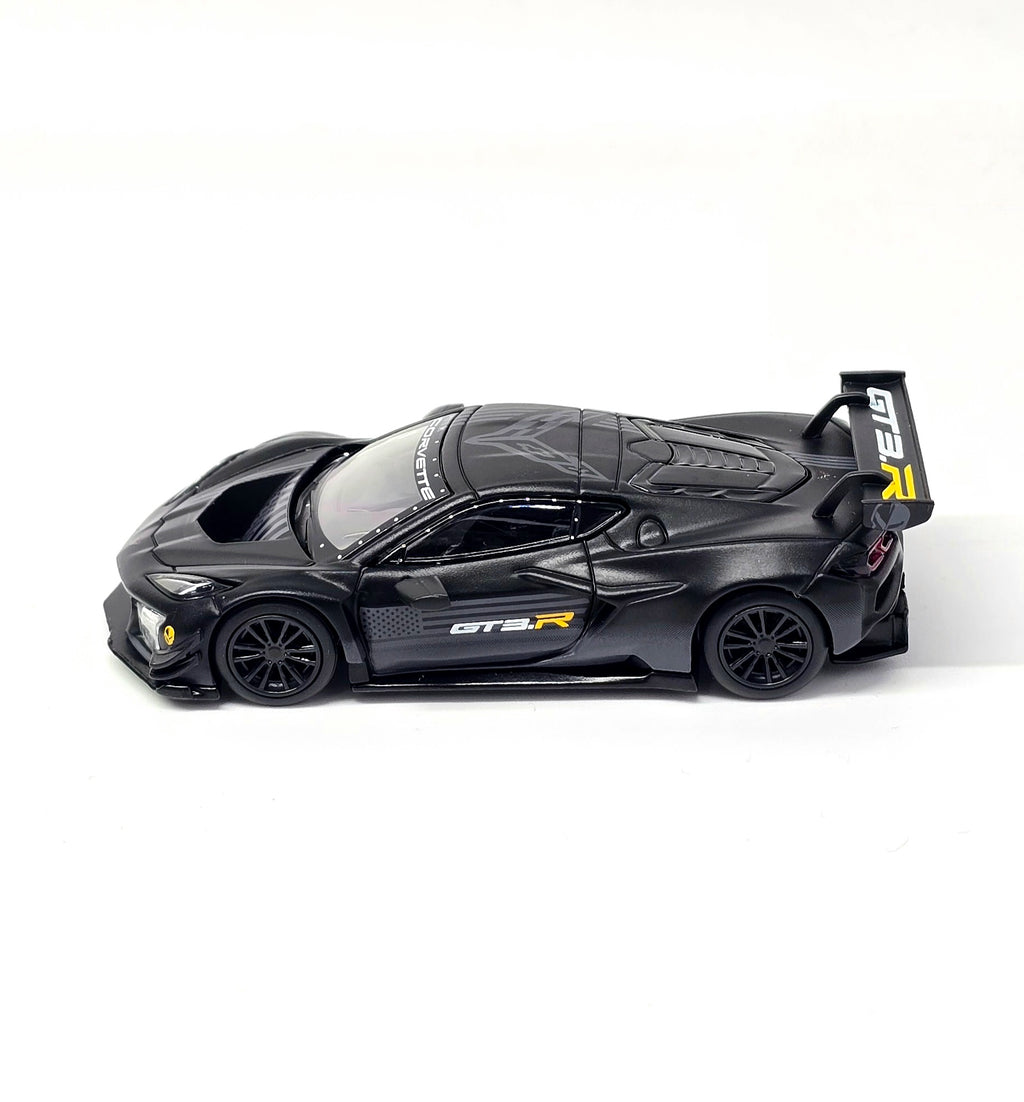 Mini GT #1186 1:64 Chevrolet Corvette Z06 GT3.R Road America Test car – Black
