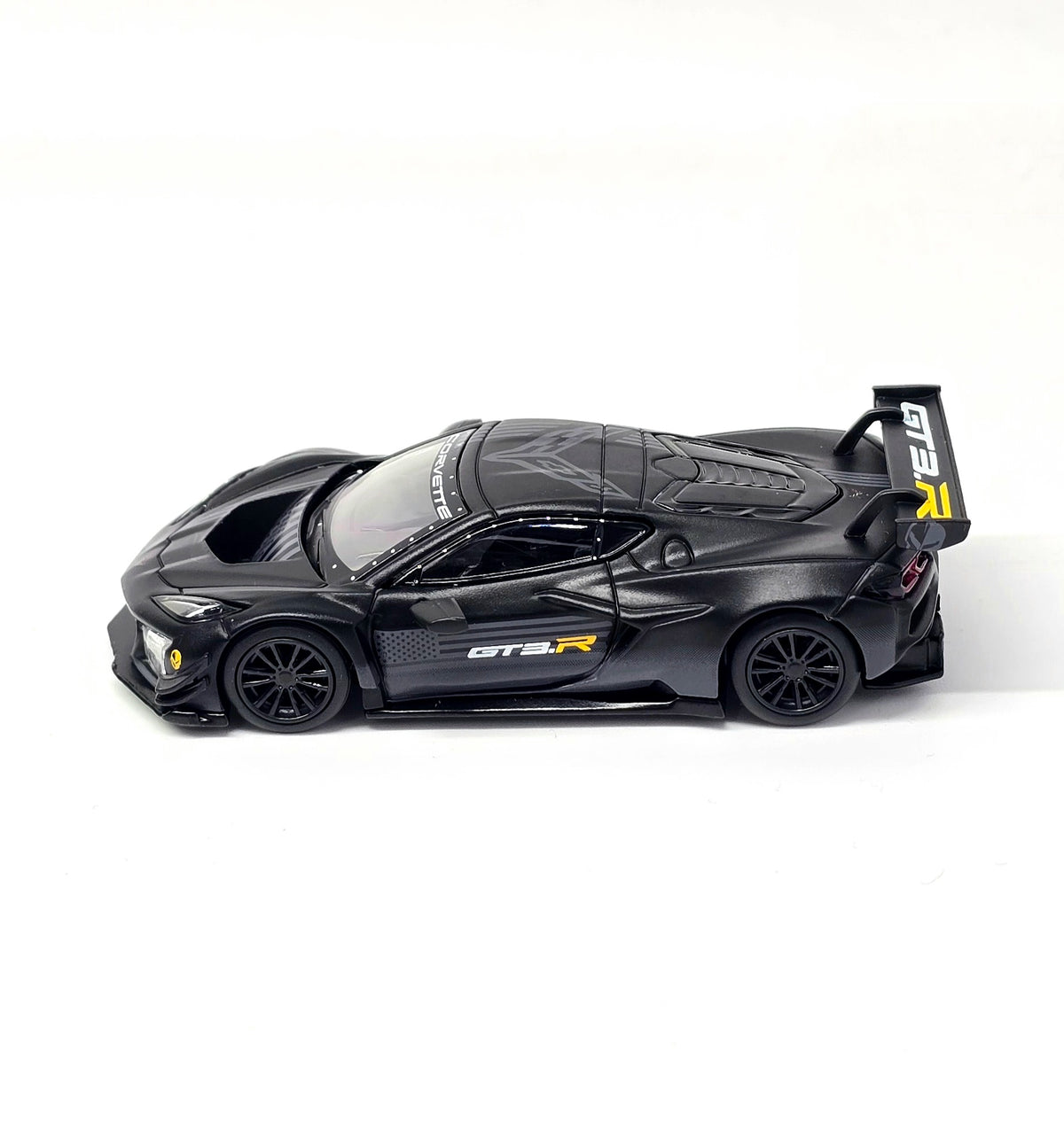 Mini GT #1186 1:64 Chevrolet Corvette Z06 GT3.R Road America Test car – Black