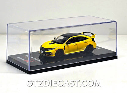 HONDA CIVIC TYPE-R (FK8) Yellow IN64-FK8-YL INNO64 1:64 SCALE