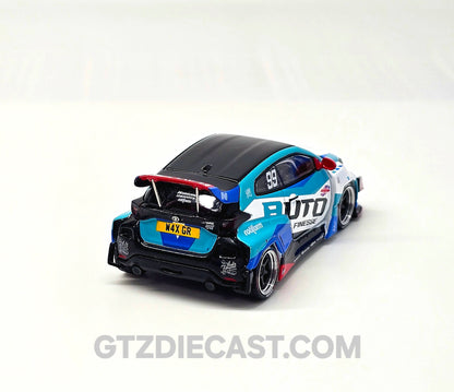 Pop Race Pandem Toyota GR Yaris Auto Finesse Blue White 012 Enigma Exclusive