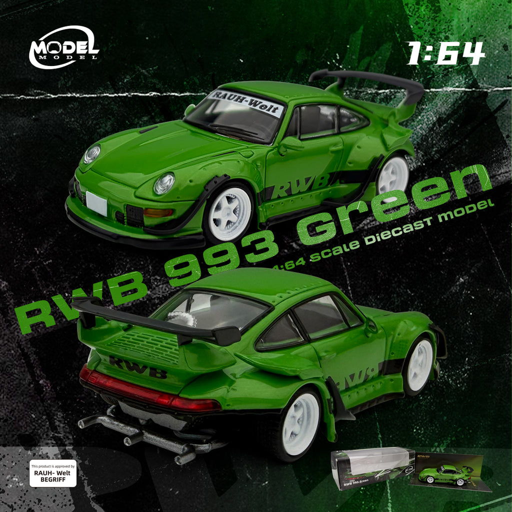 (Pre Order)ModelModel 1/64 RWB 993 Green