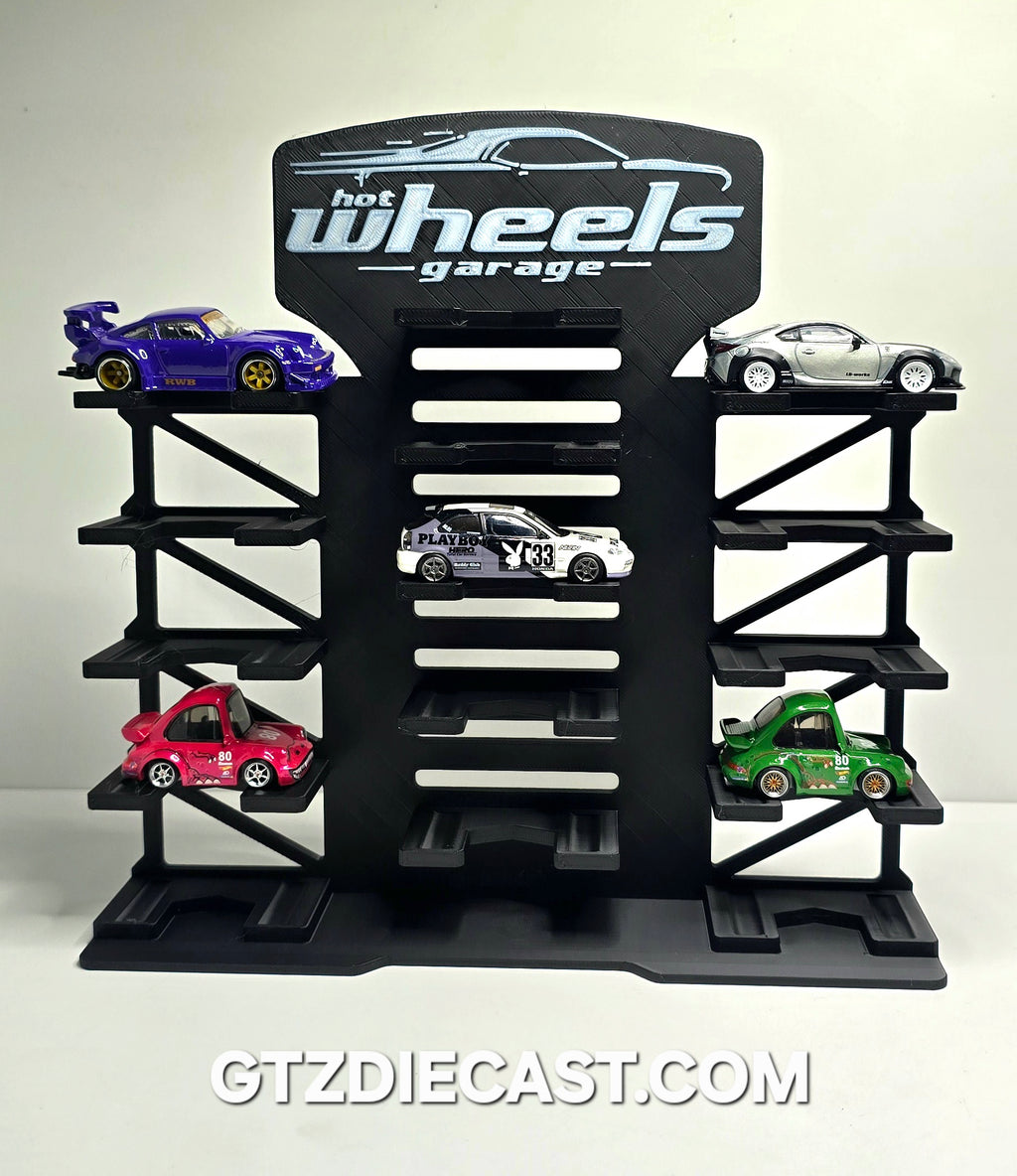 Hot Wheels Garage 15 Cars display