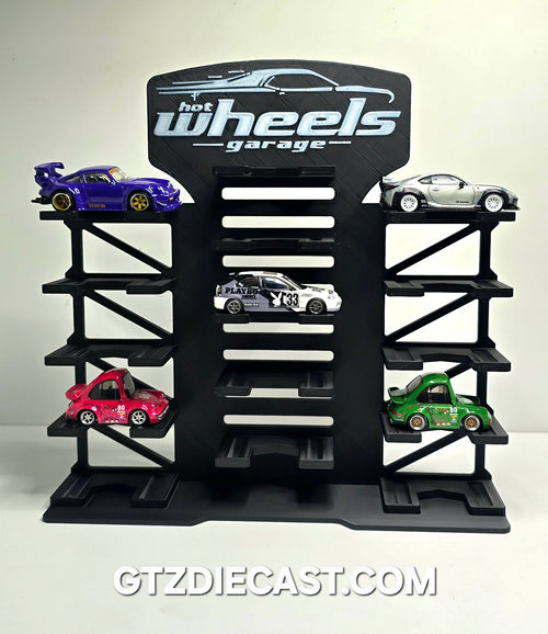 Hot Wheels Garage 15 Cars display