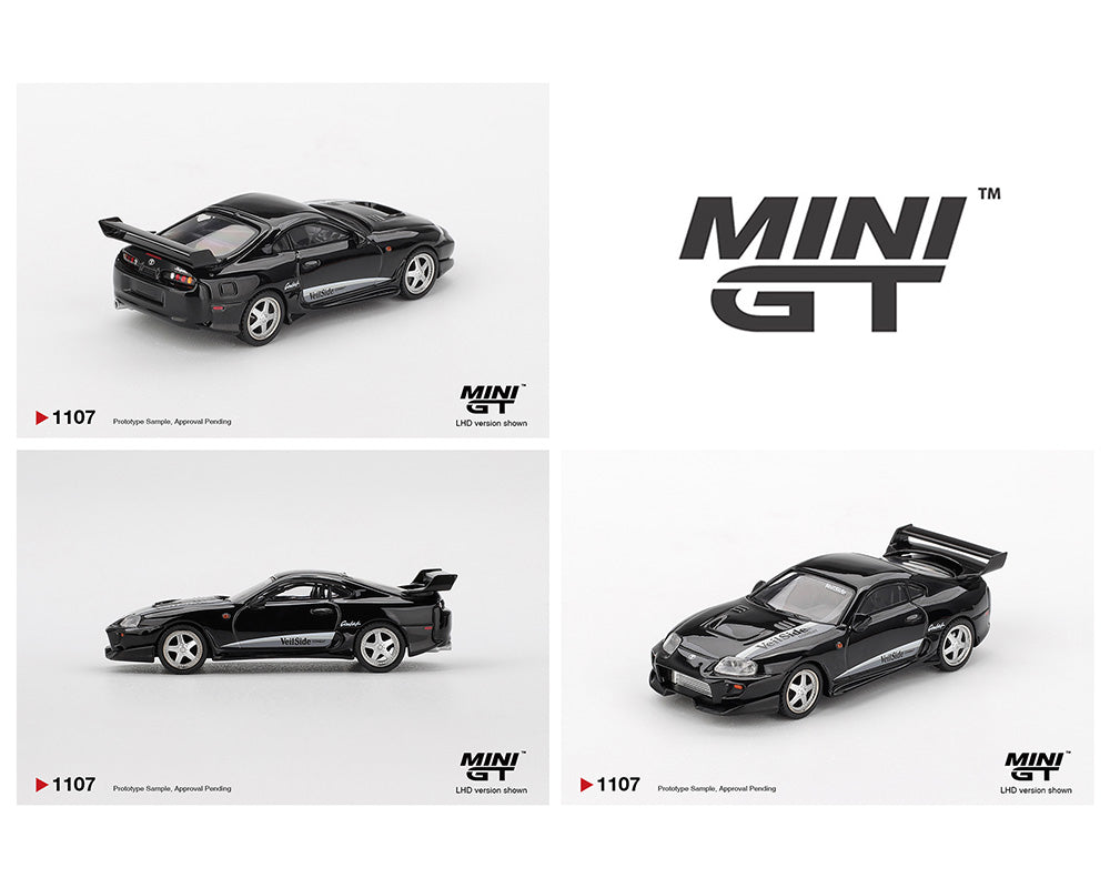 Mini GT #1107 1:64 Toyota Supra VeilSide Combat V-II – Black