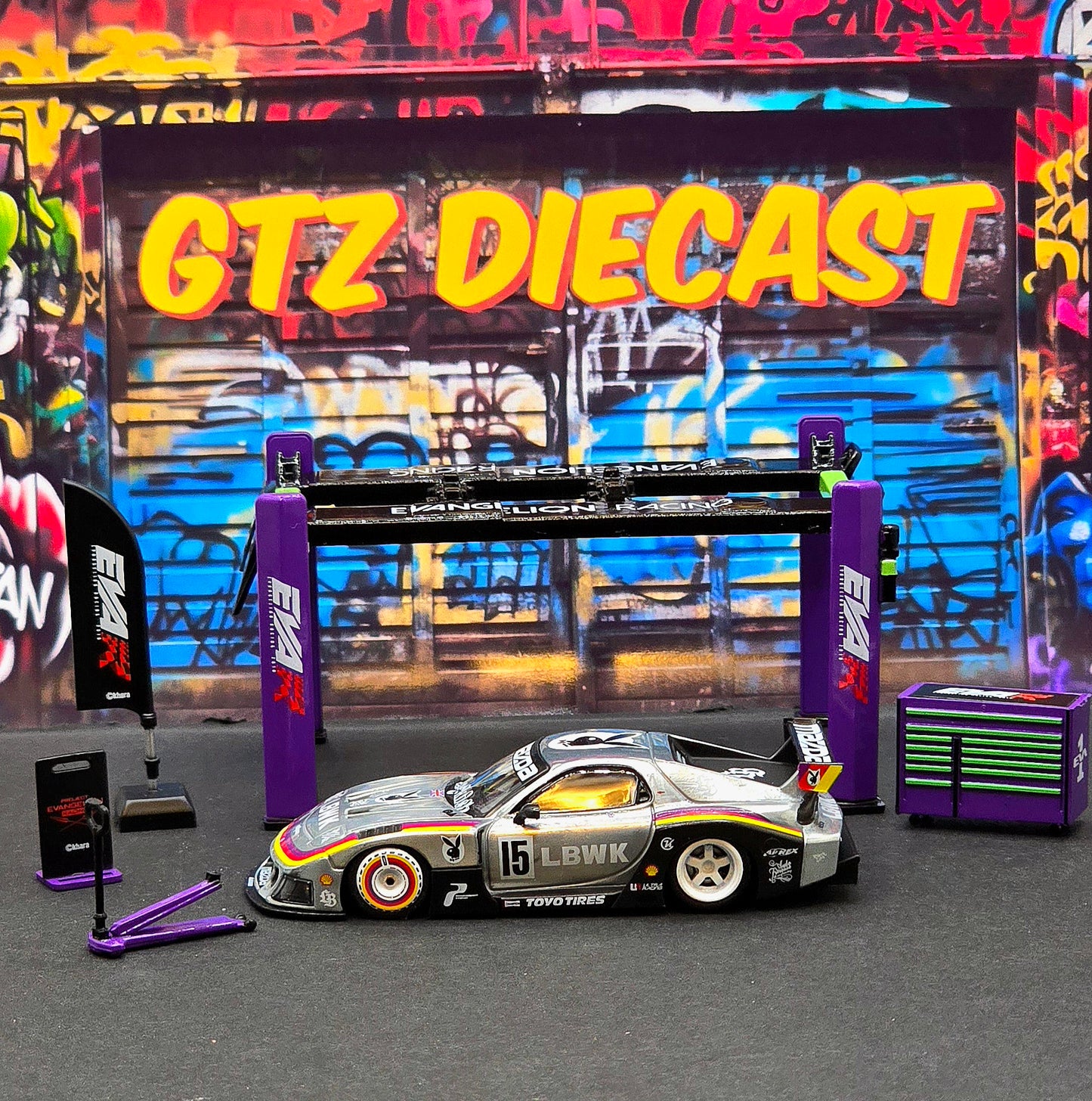 Chase INNO 64 Mazda RX-7 FD3S LB Super Silhouette Hobby Expo China 2024