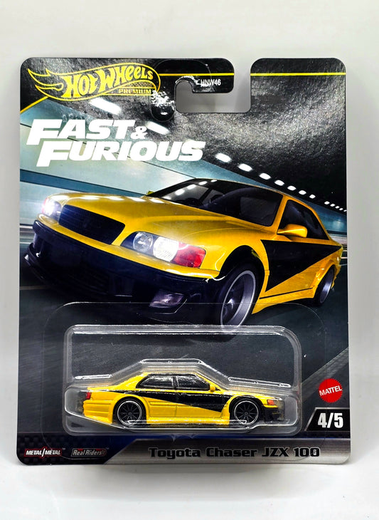 Hot Wheels Premium Fast and Furious Toyota Chaser JZX 100