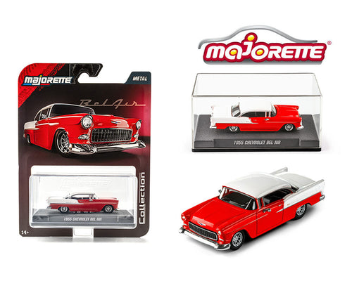 Majorette 1:64 Collector Series Wave 3 2025 – 1955 Chevrolet Bel Air – Red