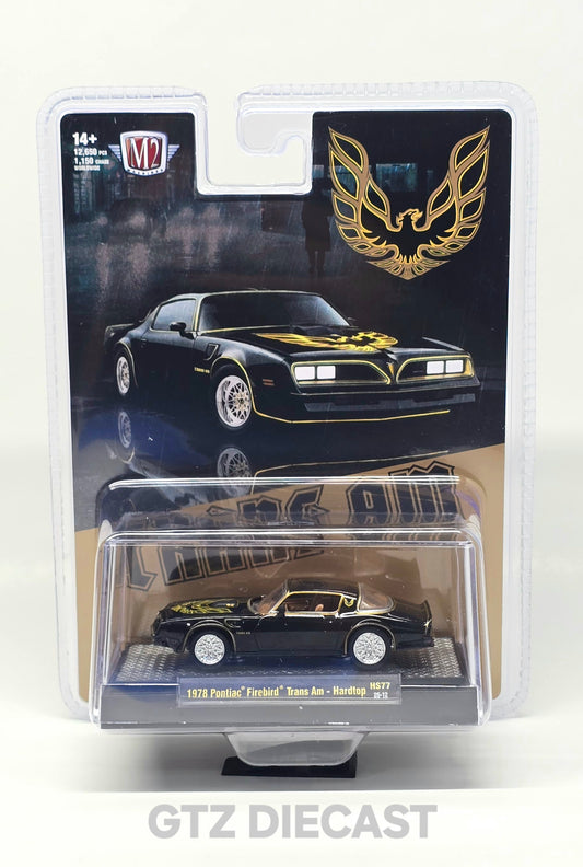 M2 Machines 1:64 1978 Pontiac Trans Am Firebird Special Edition – Black – Hobby Exclusive