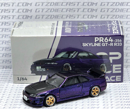 Pop Race Skyline GT-R R33 Purple PR64-256
