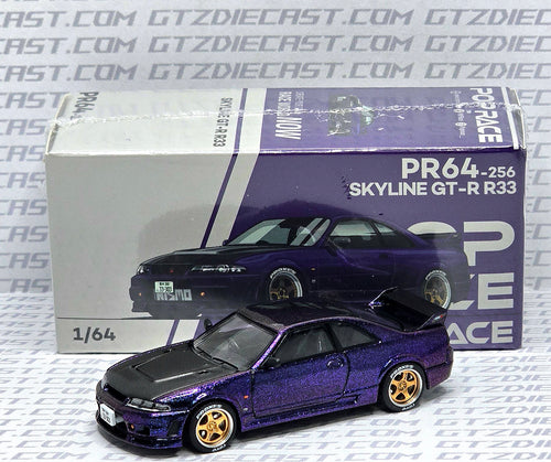Pop Race Skyline GT-R R33 Purple PR64-256