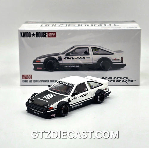 Kaido House x Mini GT 1:64 Toyota AE86 Sprinter Trueno Kaido Street V1- White