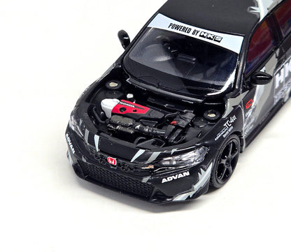 Motorhelix 1/64 Honda Civic TYPE R (FL5) HKS Matte Black M65320