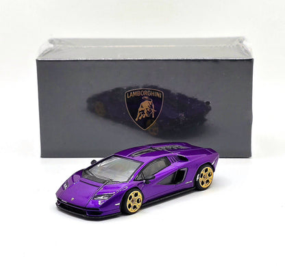 POPRACE 1/64 LAMBORGHINI COUNTACH LPI 800-4 Special Edition in Shimmery Viola Pasifae HONG KONG TOYCAR SALON 2025 PR640293