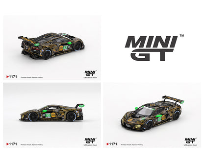 Mini GT #1171 1:64 Chevrolet Corvette Z06 GT3.R #13 AWA 2025 IMSA Daytona 24 Hrs