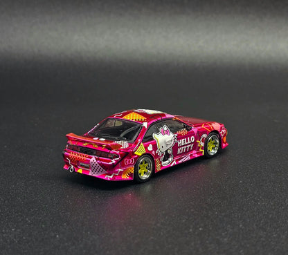 Tarmac Works 1/64 VERTEX Silvia (S14) Hello Kitty Pink Chrome APA XPO 2025 event model