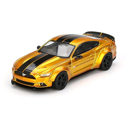 Mini GT #847 1:64 LB-Works Ford Mustang LB Gold