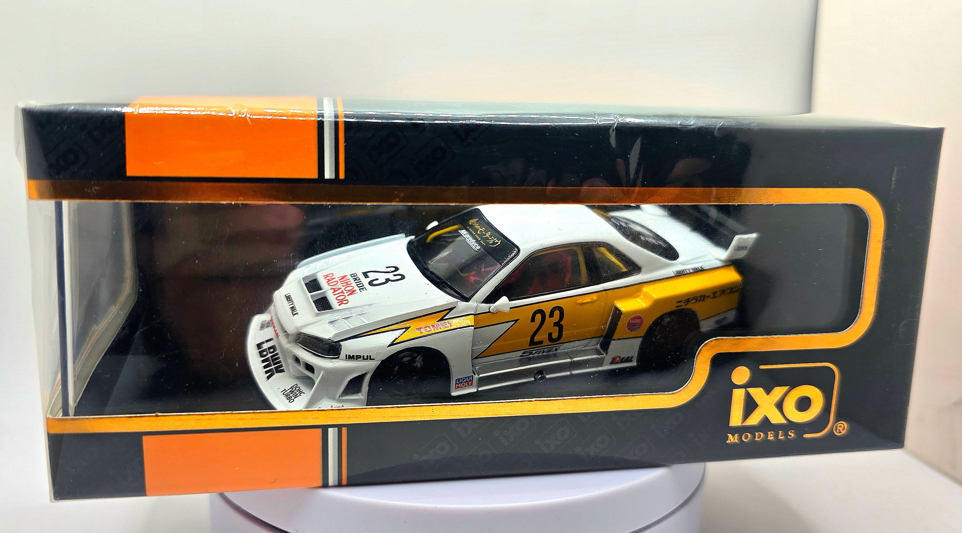 WEB限定モデル 1/43 LB-ER34 Super Silhouette Ignition Model 1/43 LB-ER34 Super Silhouette SKYLINE Advan Black