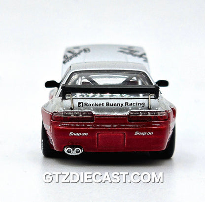 POPRACE 1/64 PANDEM SILVIA S13 - MOONTECH RED PR640258