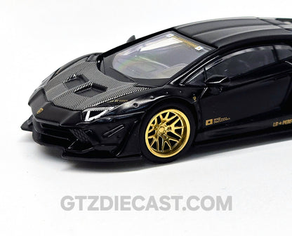 Mini GT 1:64 LB-WORKS Lamborghini Aventador Limited Edition – Matte Black