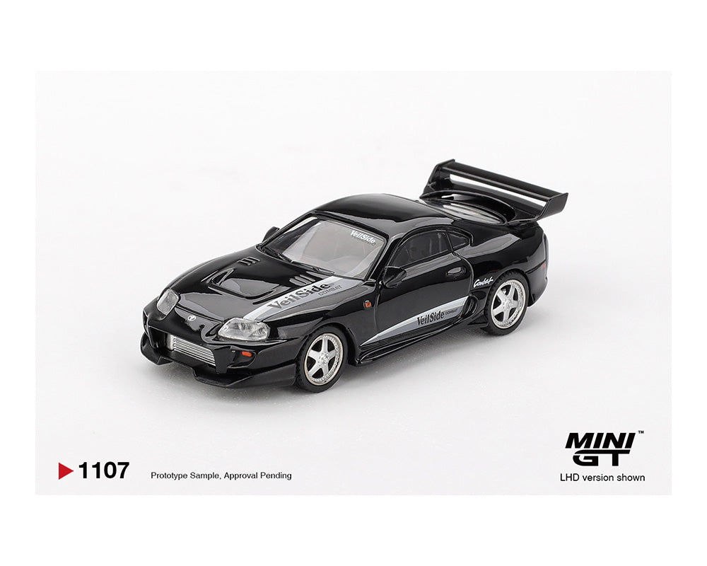 Mini GT #1107 1:64 Toyota Supra VeilSide Combat V-II – Black