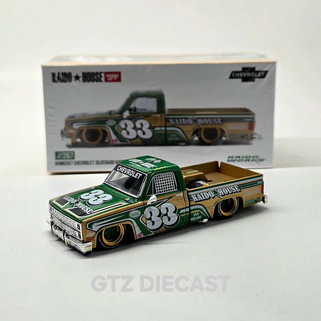Kaido House x Mini GT Chevrolet Silverado Kaido Intimidator V2 – Beige #267