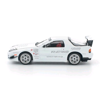 POPRACE PR64-260 MAZDA RX7 FC3S RE-AMEMIYA WHITE 1/64 POP RACE RX-7