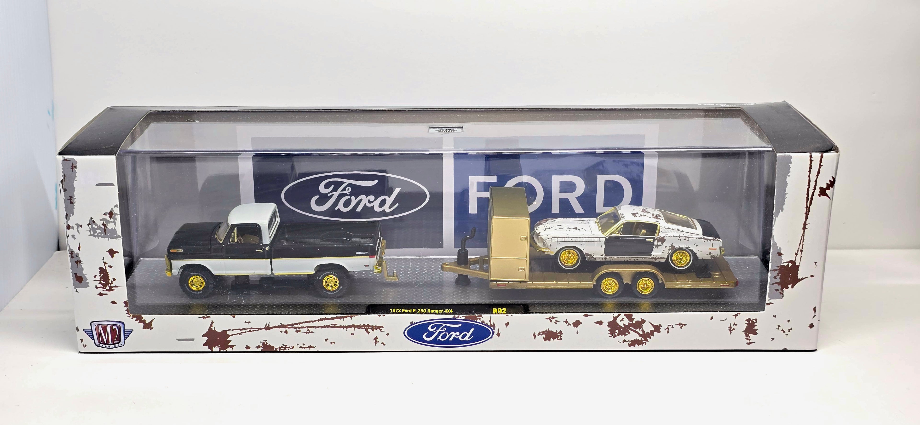 (CHASE) 1972 Ford F-250 Ranger 4X4 & 1969 Ford Mustang GT 390