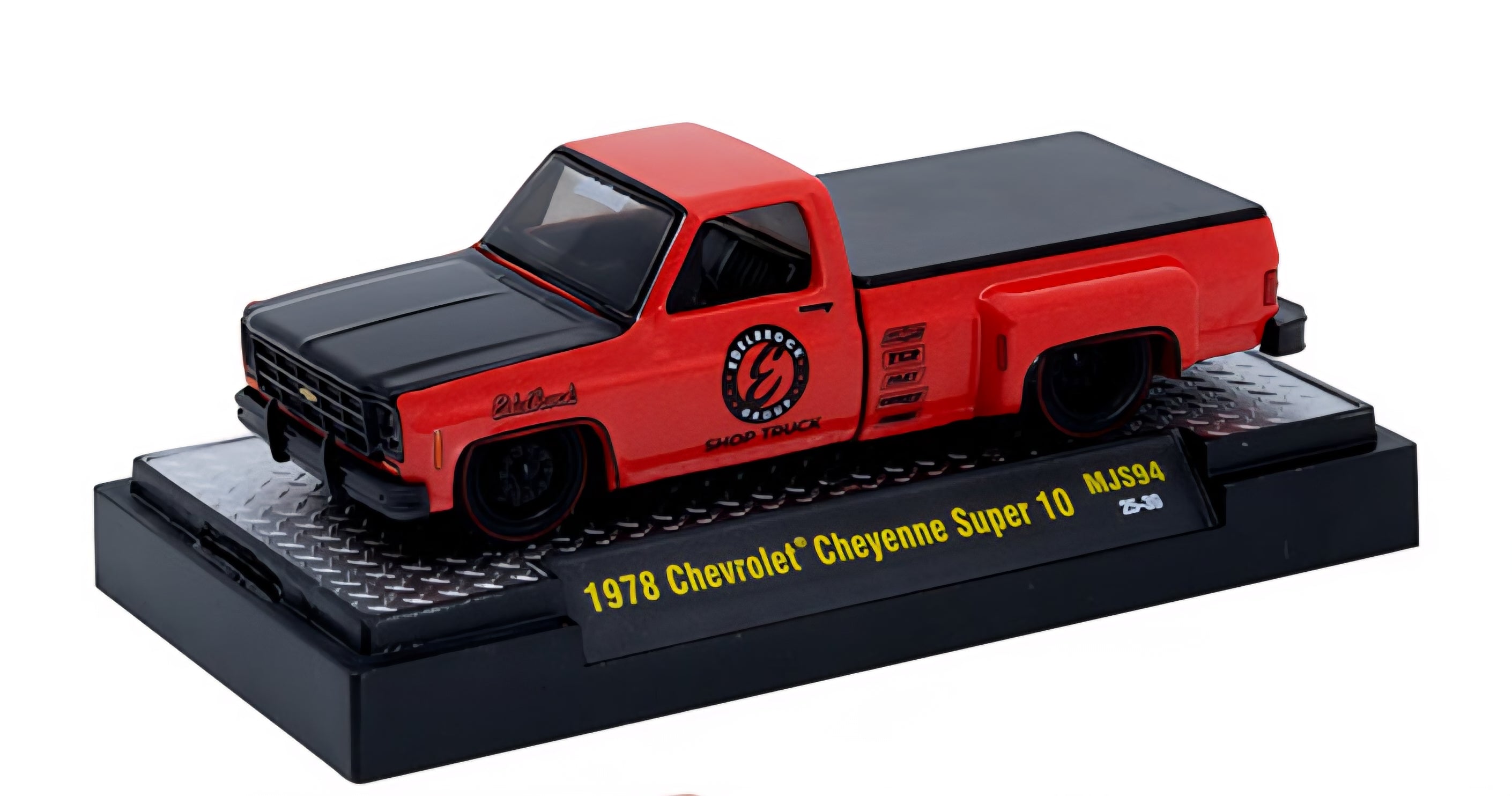 M2 Machines 1:64 1978 Chevrolet Cheyenne Super 30 Custom EDELBROCK – Red – MiJo Exclusives Limited Edition
