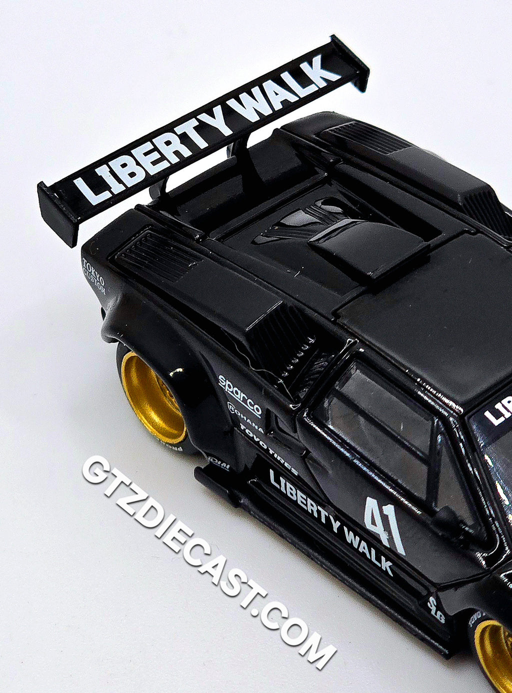Mini GT 1:64 Lamborghini Countach LB-WORKS Black #1081