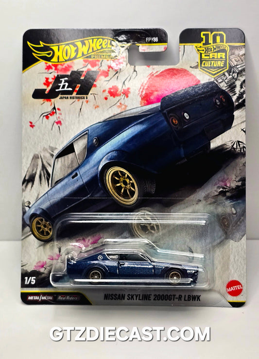 Hot Wheels Japan Historics 5 Nissan Skyline 2000GT-R LBWK