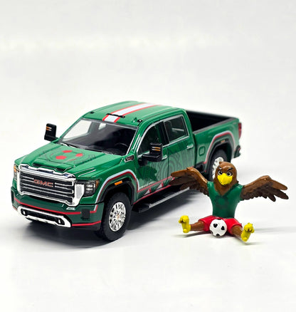 Greenlight 1:64 International Soccer Celebration ’26 – 2022 GMC Sierra 3500 HD Mexico Tribute with Eagle – Limited Edition