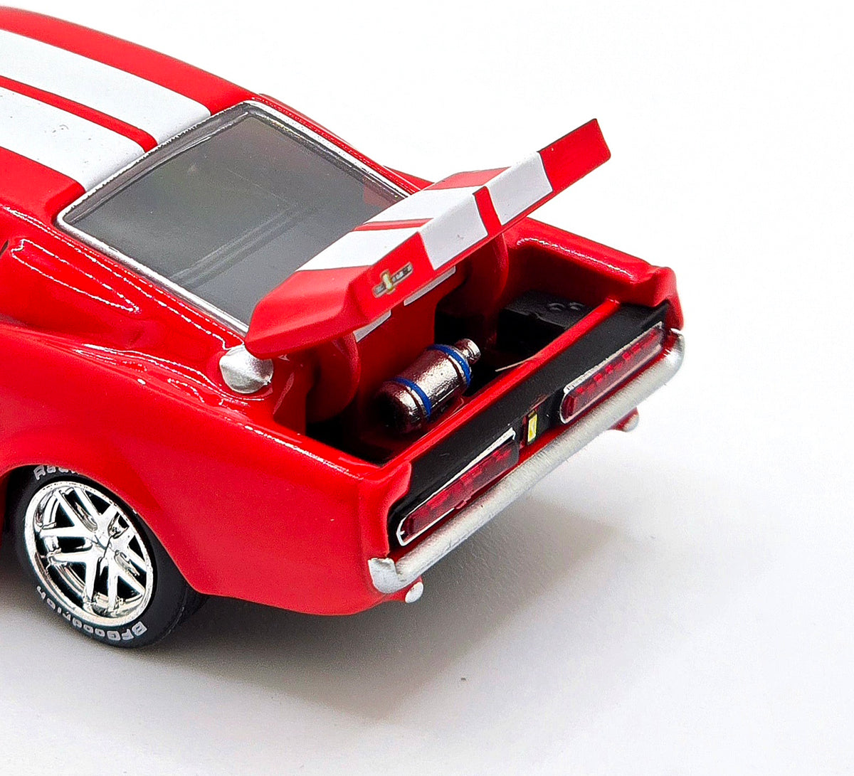 POPRACE 1/64 SHELBY MUSTANG GT500 RED PR640182