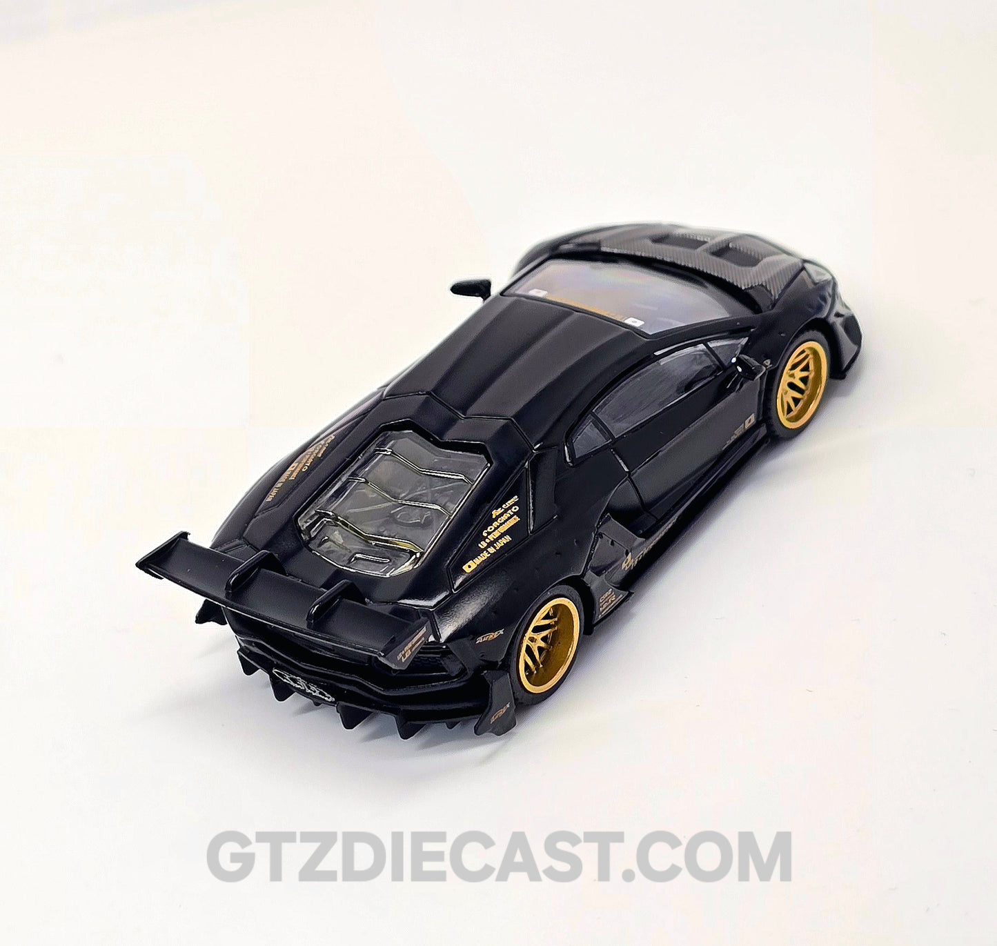 Mini GT 1:64 LB-WORKS Lamborghini Aventador Limited Edition – Matte Black