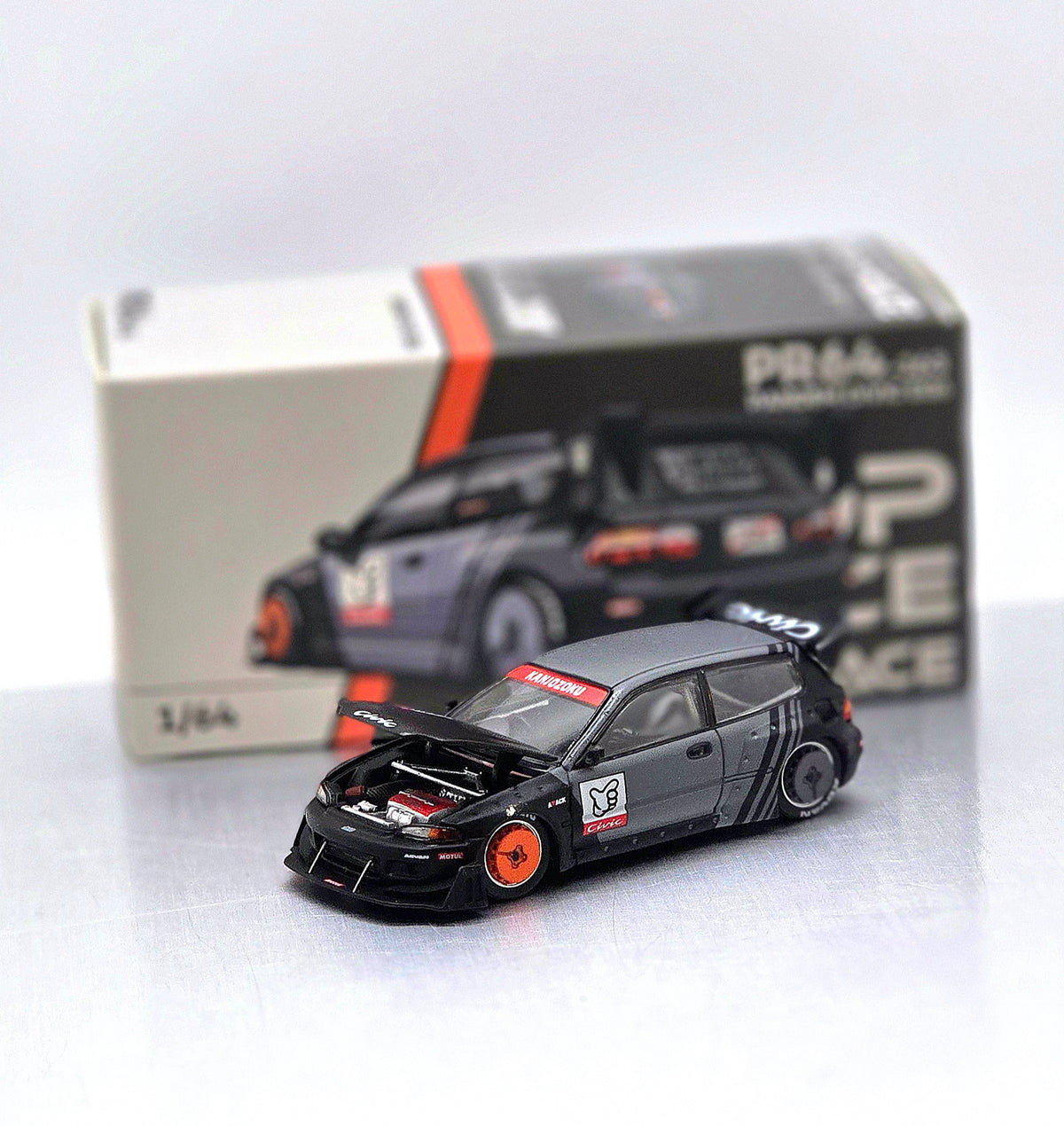 Pandem Civic EG6 KANJOZOKU POPRACE PR640163 1:64 SCALE
