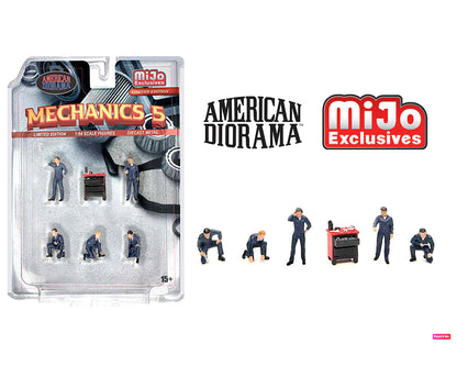 American Diorama 1:64 Figures Mechanics 5 – MiJo Exclusives